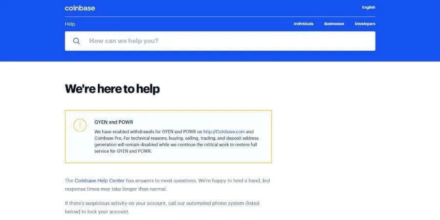 Как исправить ситуацию, если аккаунт Coinbase ограничен
